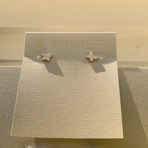 Kendra Scott Silver Butterfly Earrings